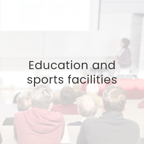 Education and sports facilities